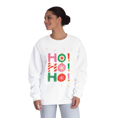Holiday Crewneck Sweatshirt — "HO! HO! HO!"