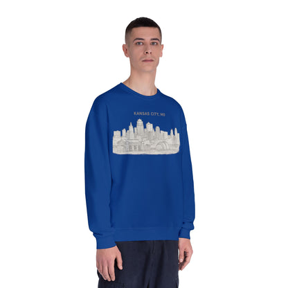 'Kansas City, MO' Vintage Cityscape Crewneck