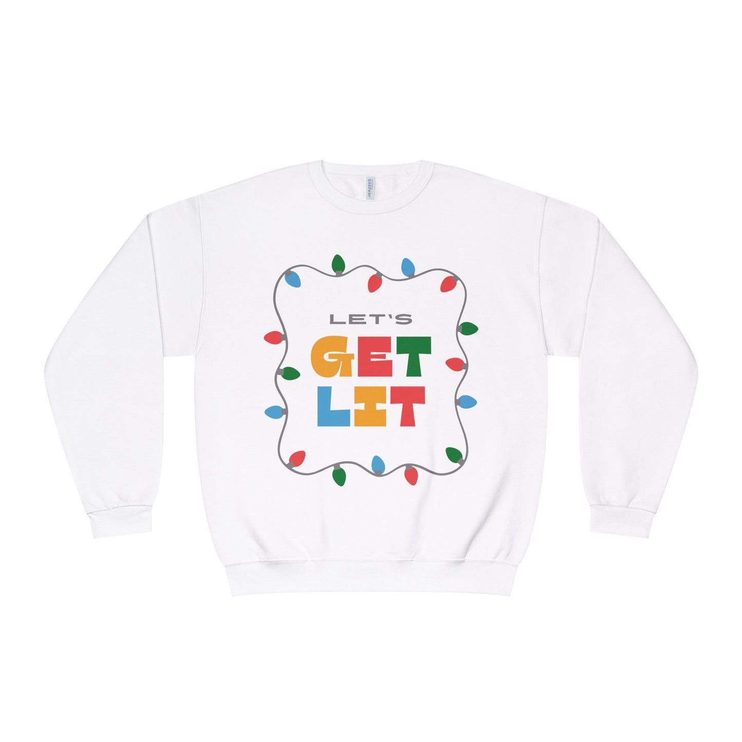 Let's Get Lit Holiday Sweatshirt – Festive Christmas Lights Crewneck
