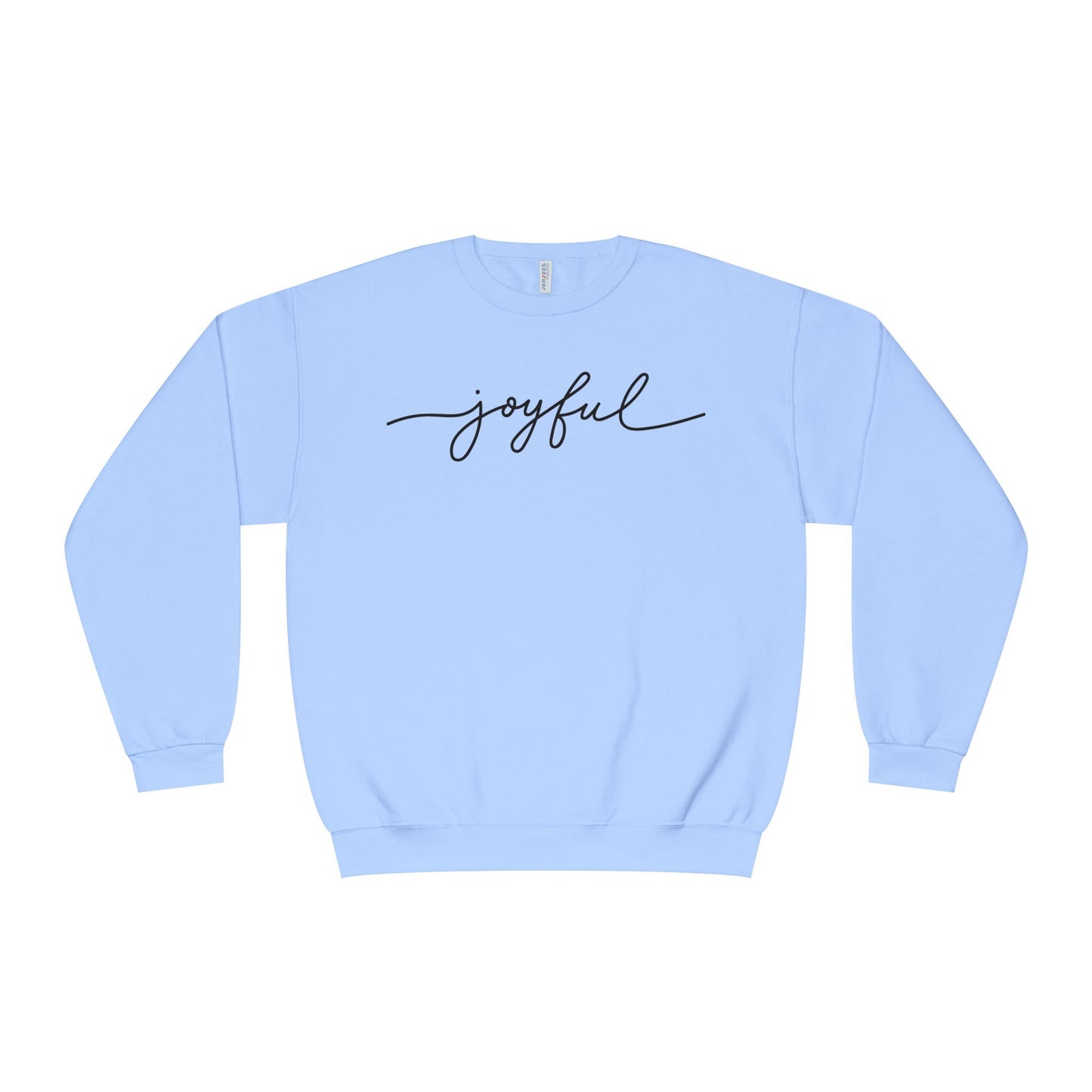 "joyful" Minimal Crewneck Pullover