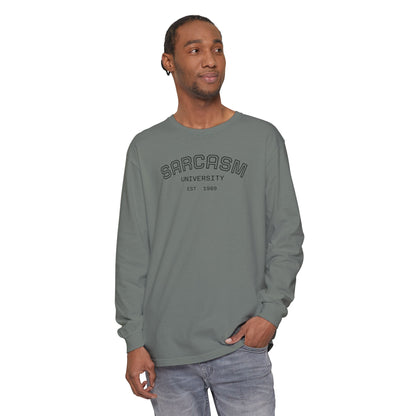 Sarcasm University Long Sleeve Tee
