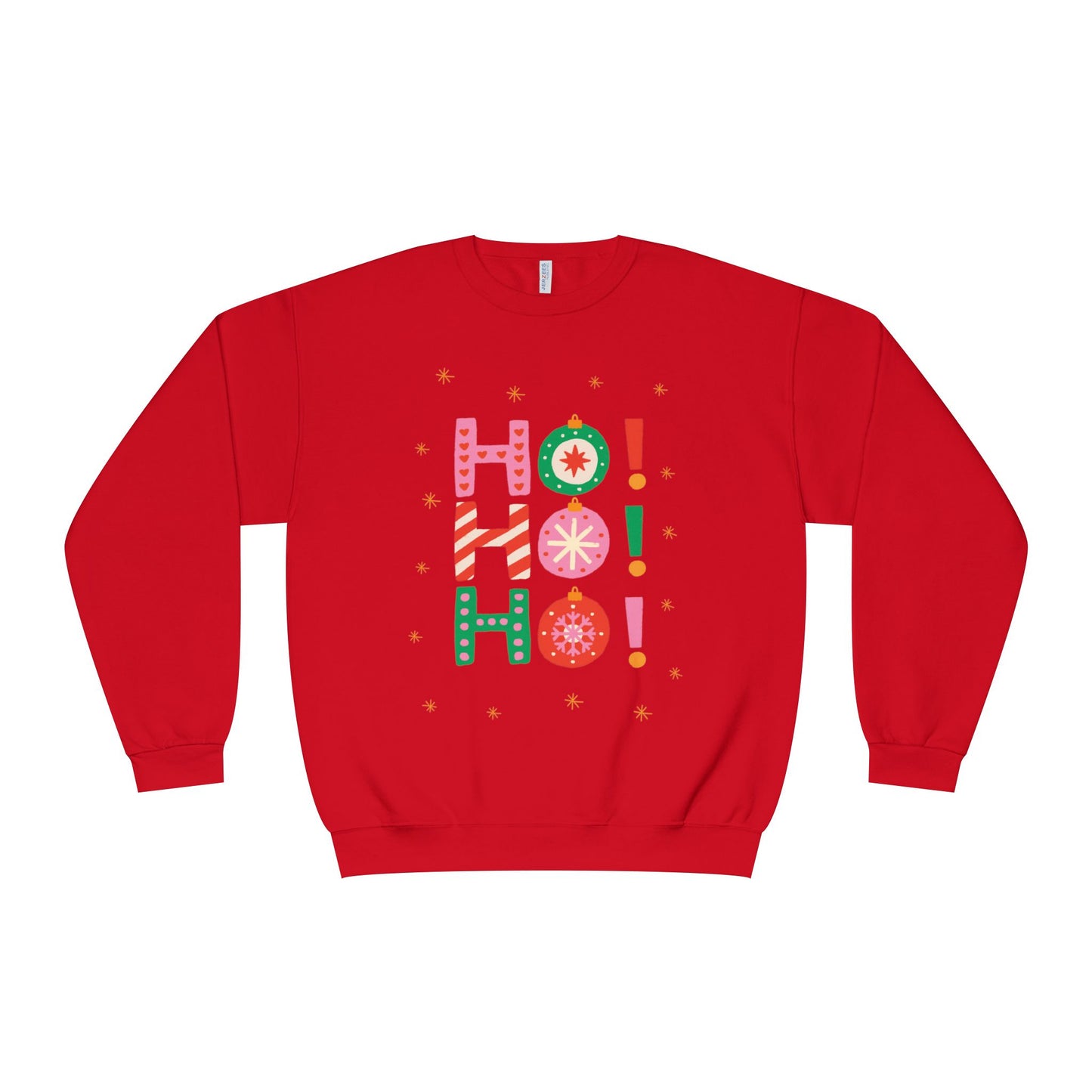 Holiday Crewneck Sweatshirt — "HO! HO! HO!"