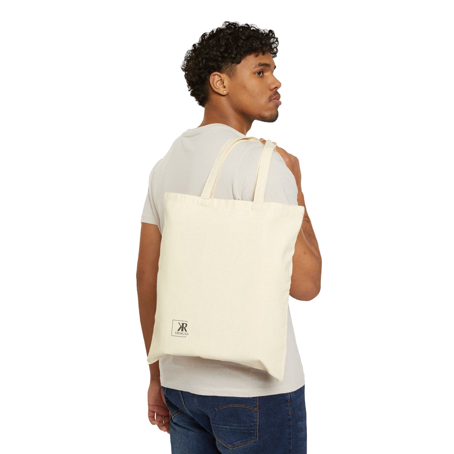 Pride Celebration Cotton Canvas Tote Bag - Eco-Friendly Reusable Shopping Bag