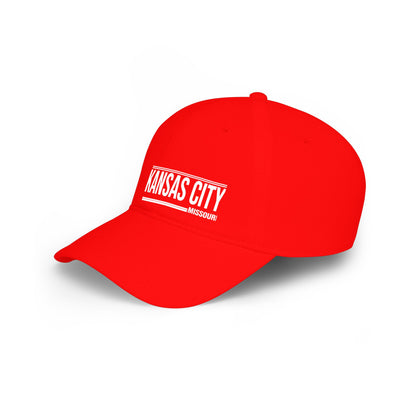 Kansas City Missouri Low Profile Baseball Cap – Vintage Script City Pride Hat