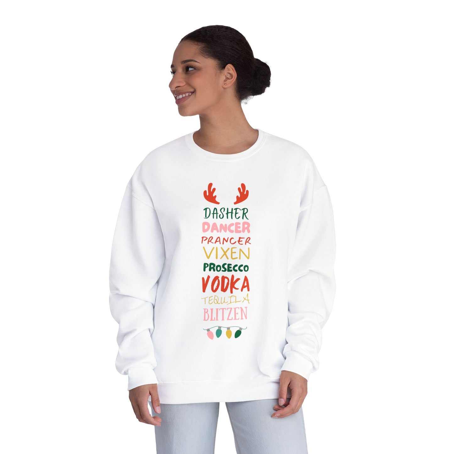 "Vodka, Prosecco, Vixen" Holiday Sweatshirt