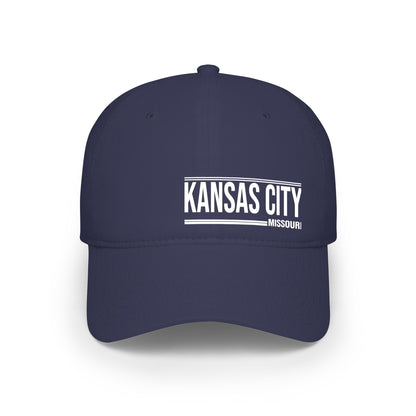 Kansas City Missouri Low Profile Baseball Cap – Vintage Script City Pride Hat