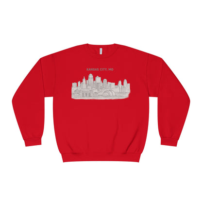 'Kansas City, MO' Vintage Cityscape Crewneck