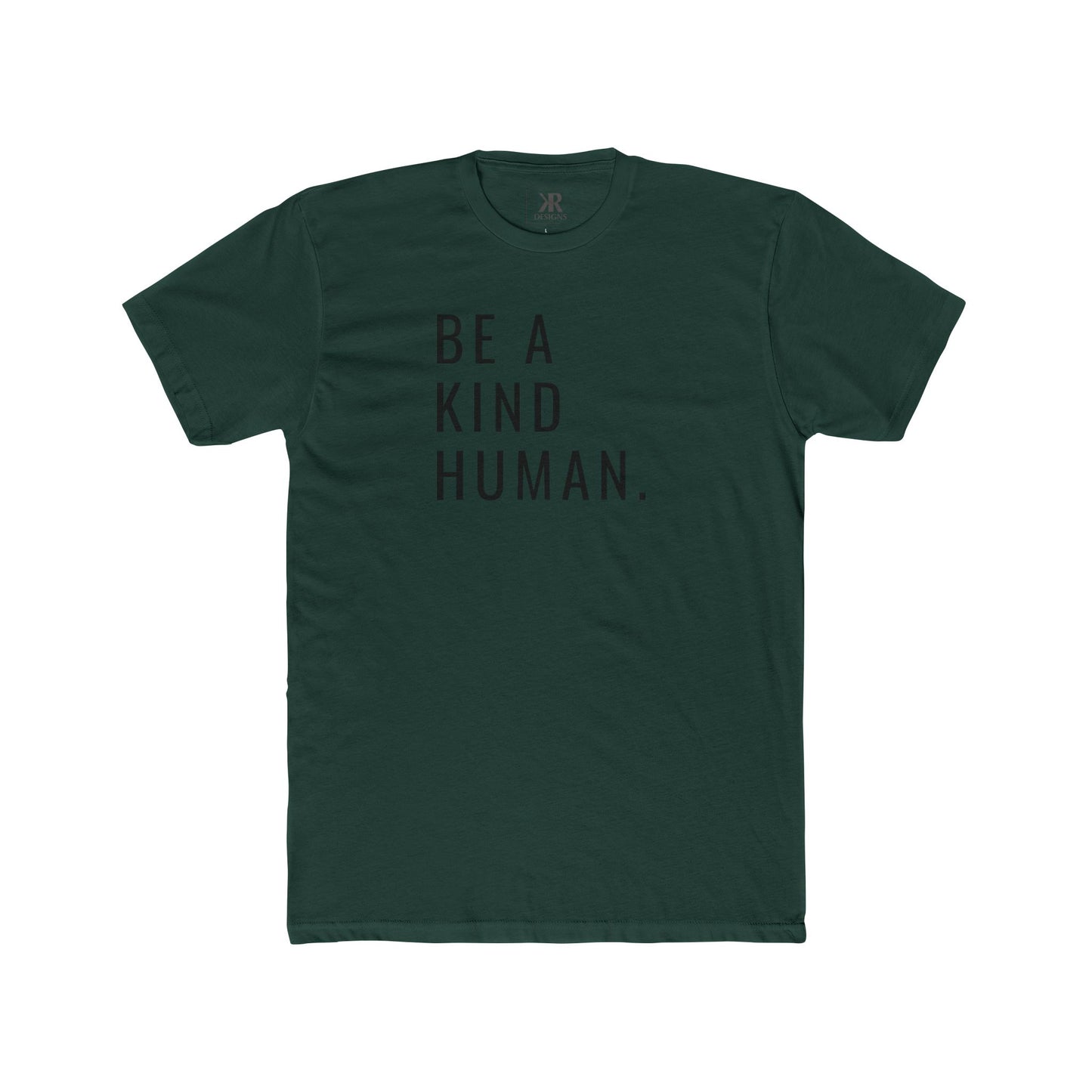 Be A Kind Human Cotton Crew Tee