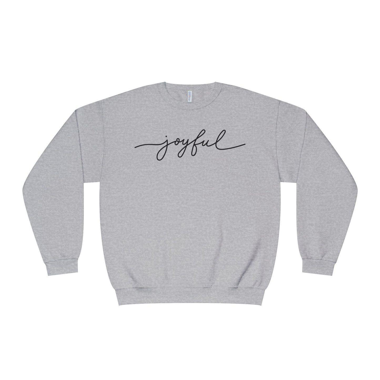 "joyful" Minimal Crewneck Pullover