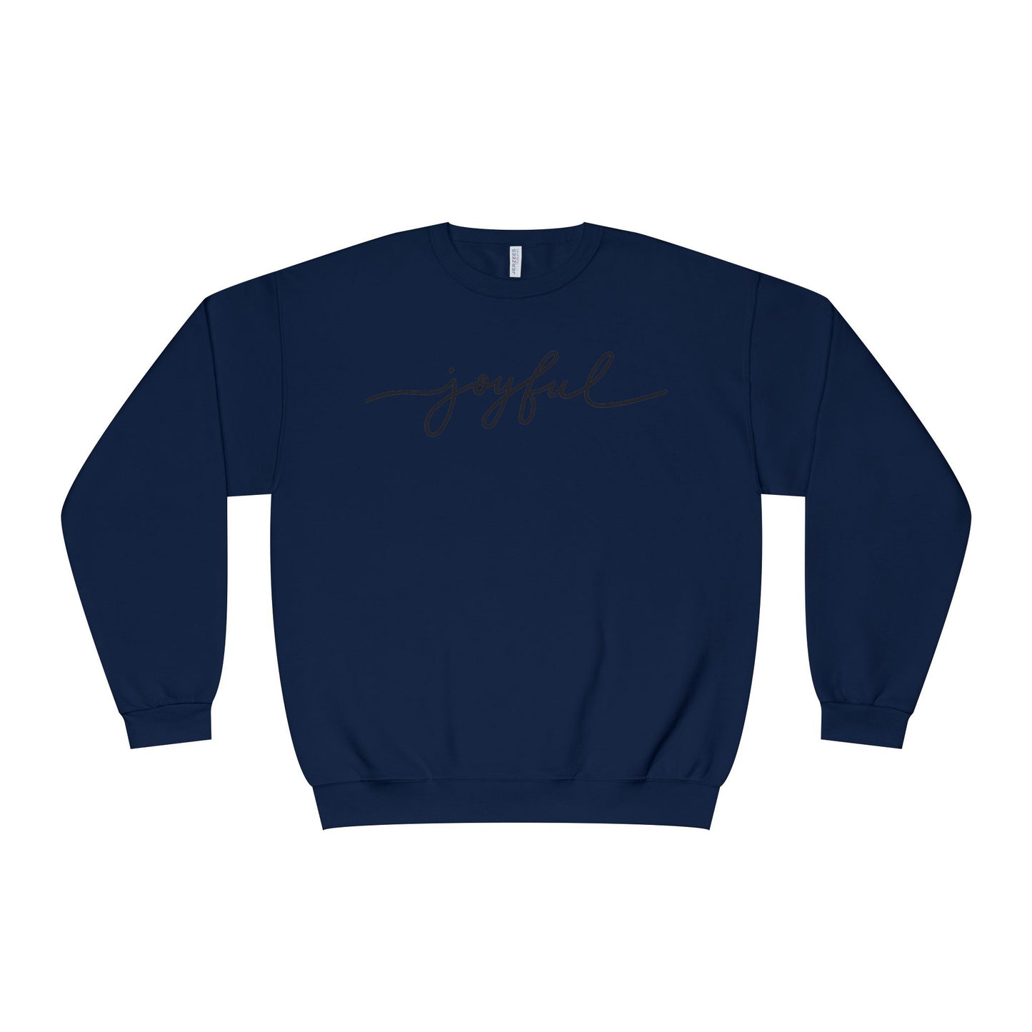 "joyful" Minimal Crewneck Pullover
