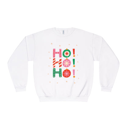 Holiday Crewneck Sweatshirt — "HO! HO! HO!"