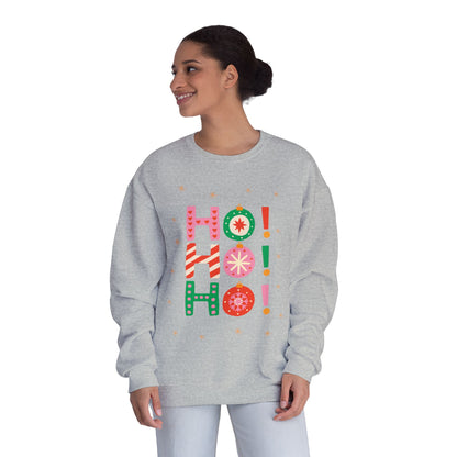 Holiday Crewneck Sweatshirt — "HO! HO! HO!"