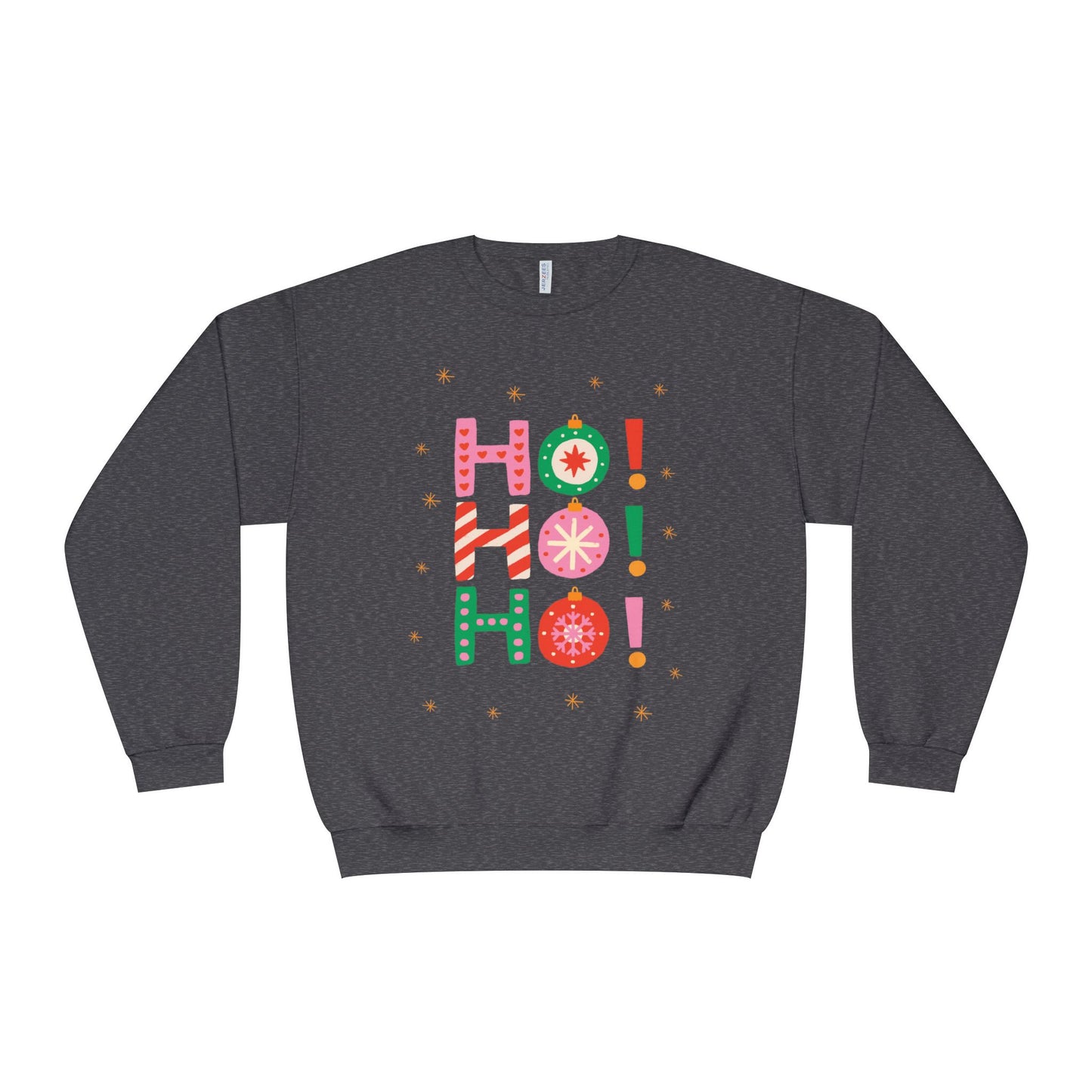 Holiday Crewneck Sweatshirt — "HO! HO! HO!"
