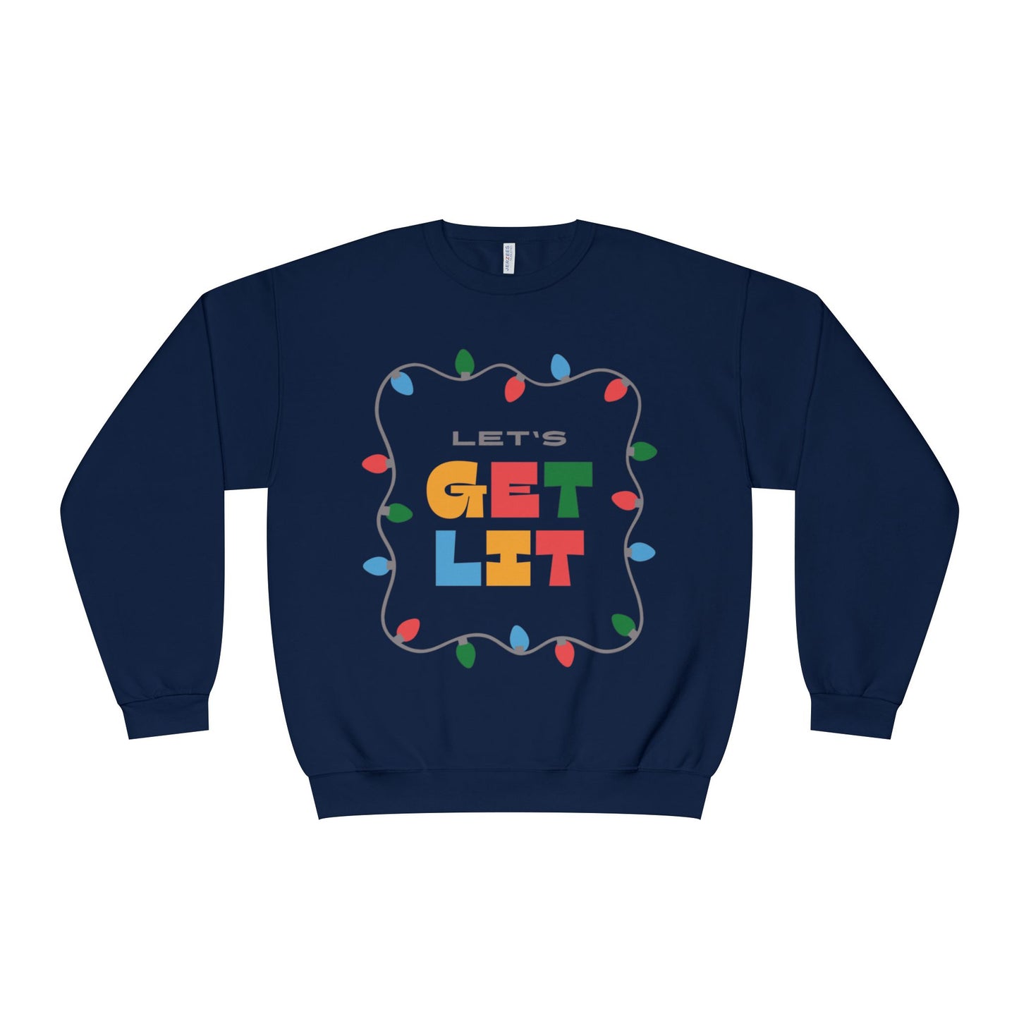Let's Get Lit Holiday Sweatshirt – Festive Christmas Lights Crewneck