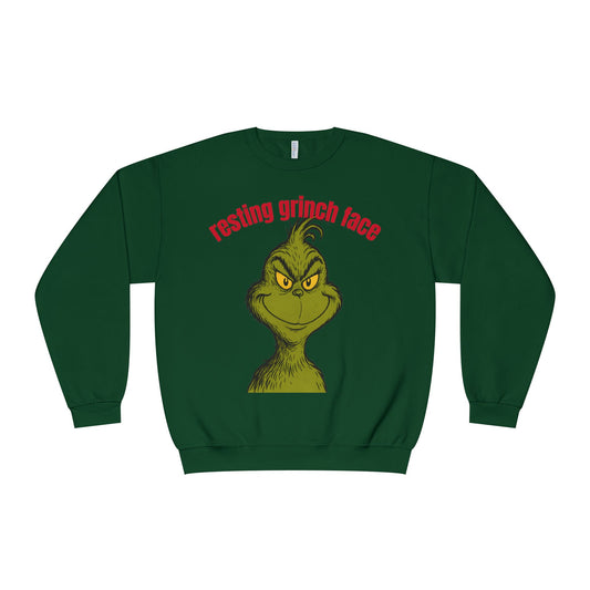 "Resting Grinch Face" Crewneck Sweatshirt