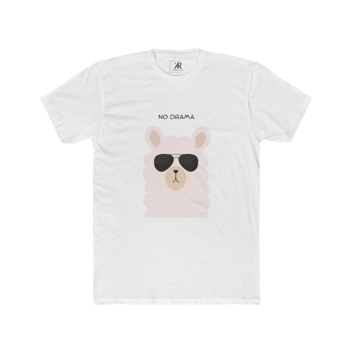 No Drama Llama Cotton Crew Tee