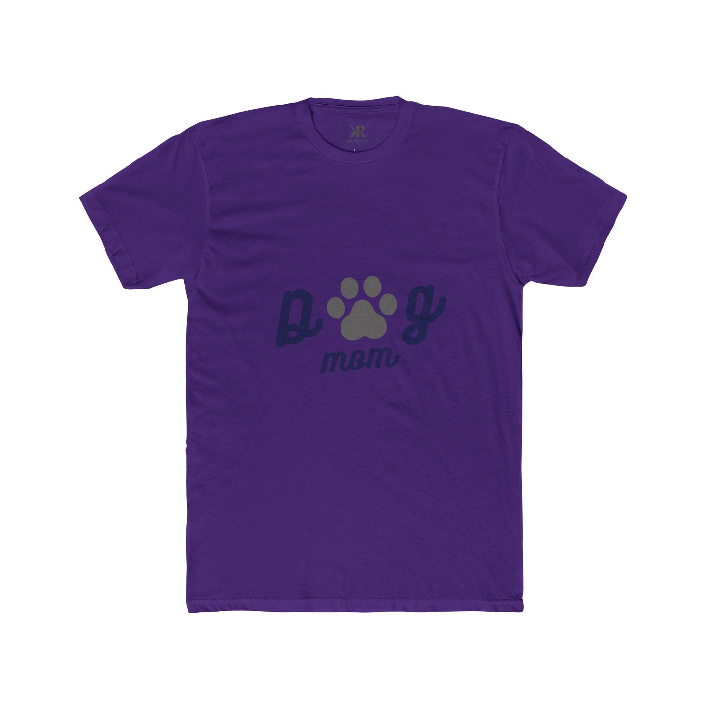 Dog Mom Cotton Crew Tee