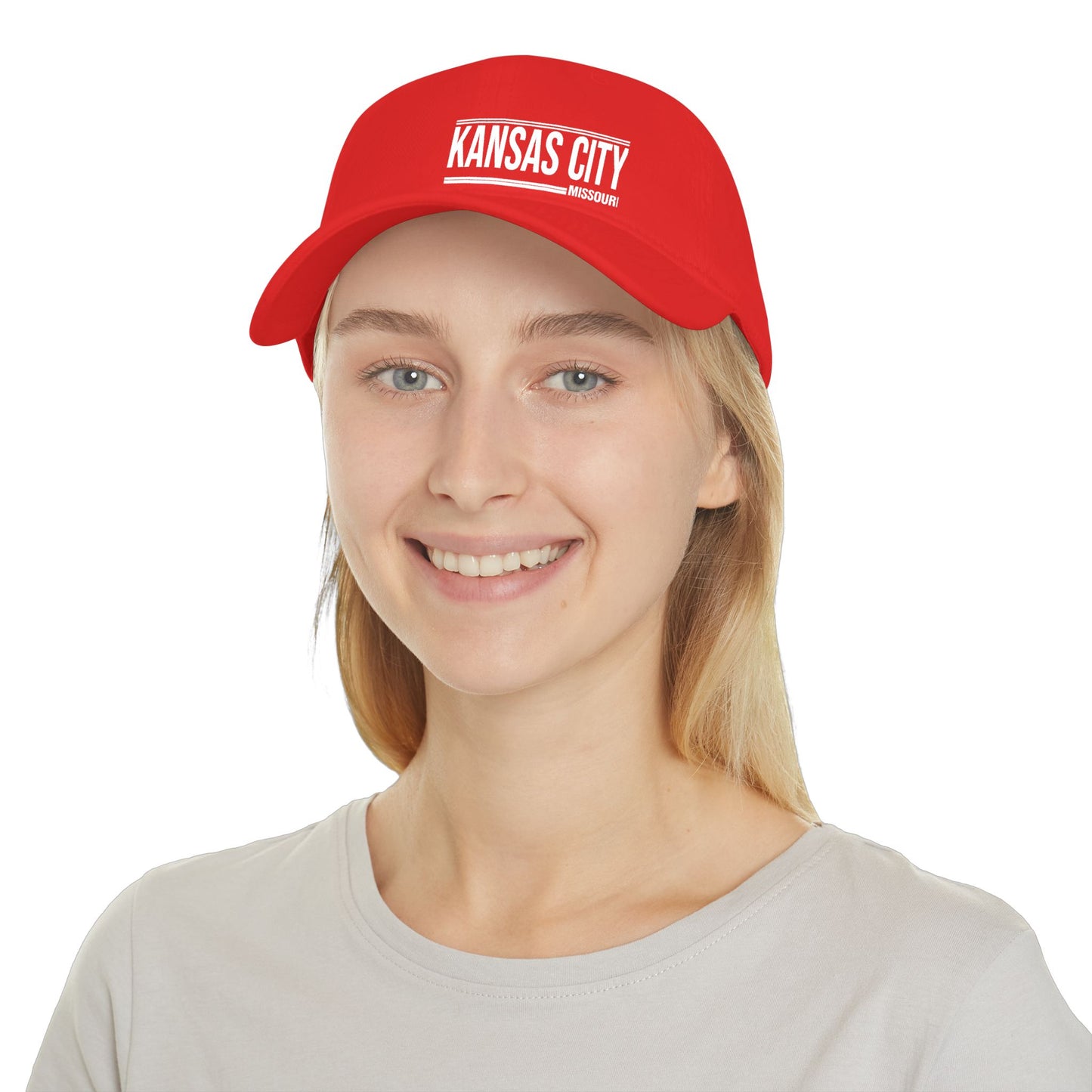 Kansas City Missouri Low Profile Baseball Cap – Vintage Script City Pride Hat