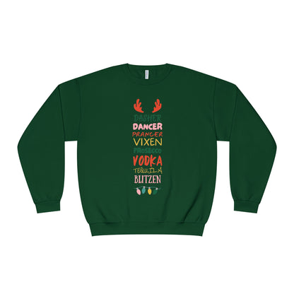 "Vodka, Prosecco, Vixen" Holiday Sweatshirt