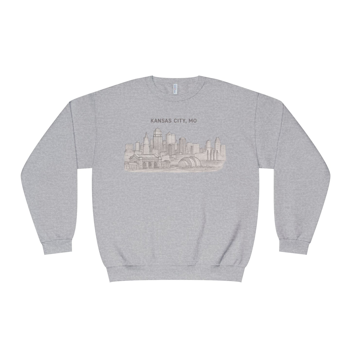'Kansas City, MO' Vintage Cityscape Crewneck