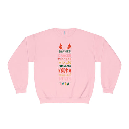 "Vodka, Prosecco, Vixen" Holiday Sweatshirt