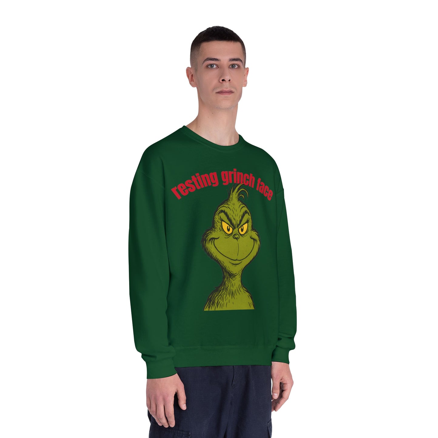 "Resting Grinch Face" Crewneck Sweatshirt