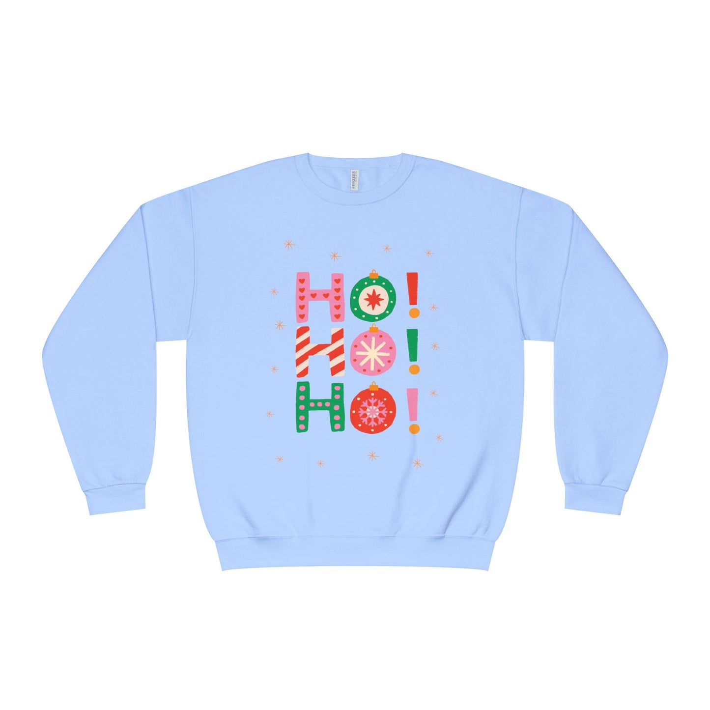 Holiday Crewneck Sweatshirt — "HO! HO! HO!"