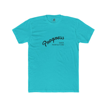 Progress Over Perfection T-Shirt - Unisex Cotton Crew Tee