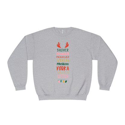 "Vodka, Prosecco, Vixen" Holiday Sweatshirt