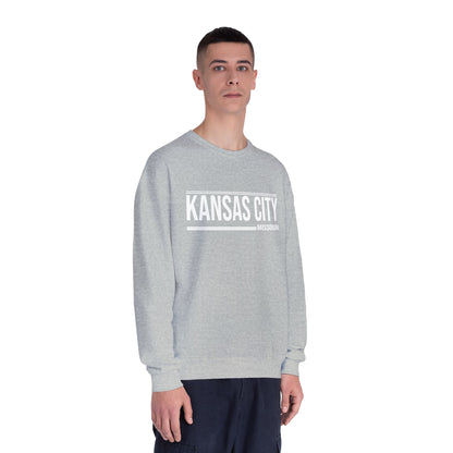 Kansas City Crewneck Sweatshirt - Minimal Text Design