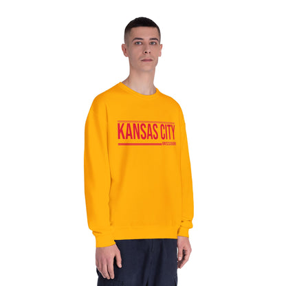 Kansas City Crewneck Sweatshirt - Minimal Text Design