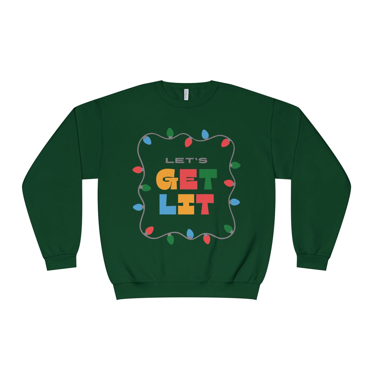 Let's Get Lit Holiday Sweatshirt – Festive Christmas Lights Crewneck
