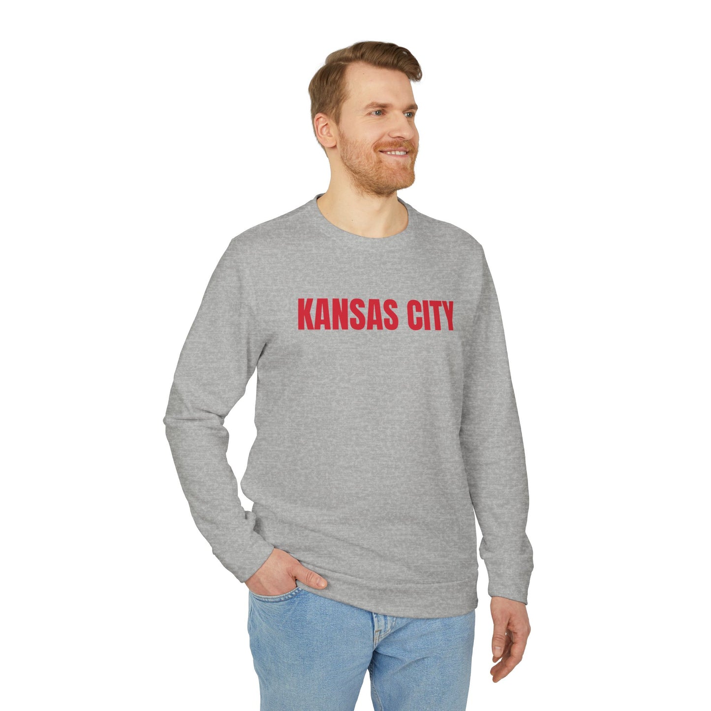 Kansas City adidas Fleece Crewneck Sweatshirt
