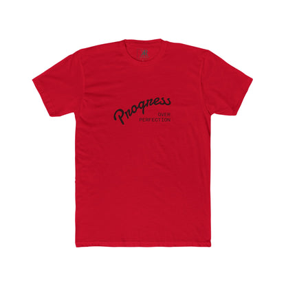 Progress Over Perfection T-Shirt - Unisex Cotton Crew Tee