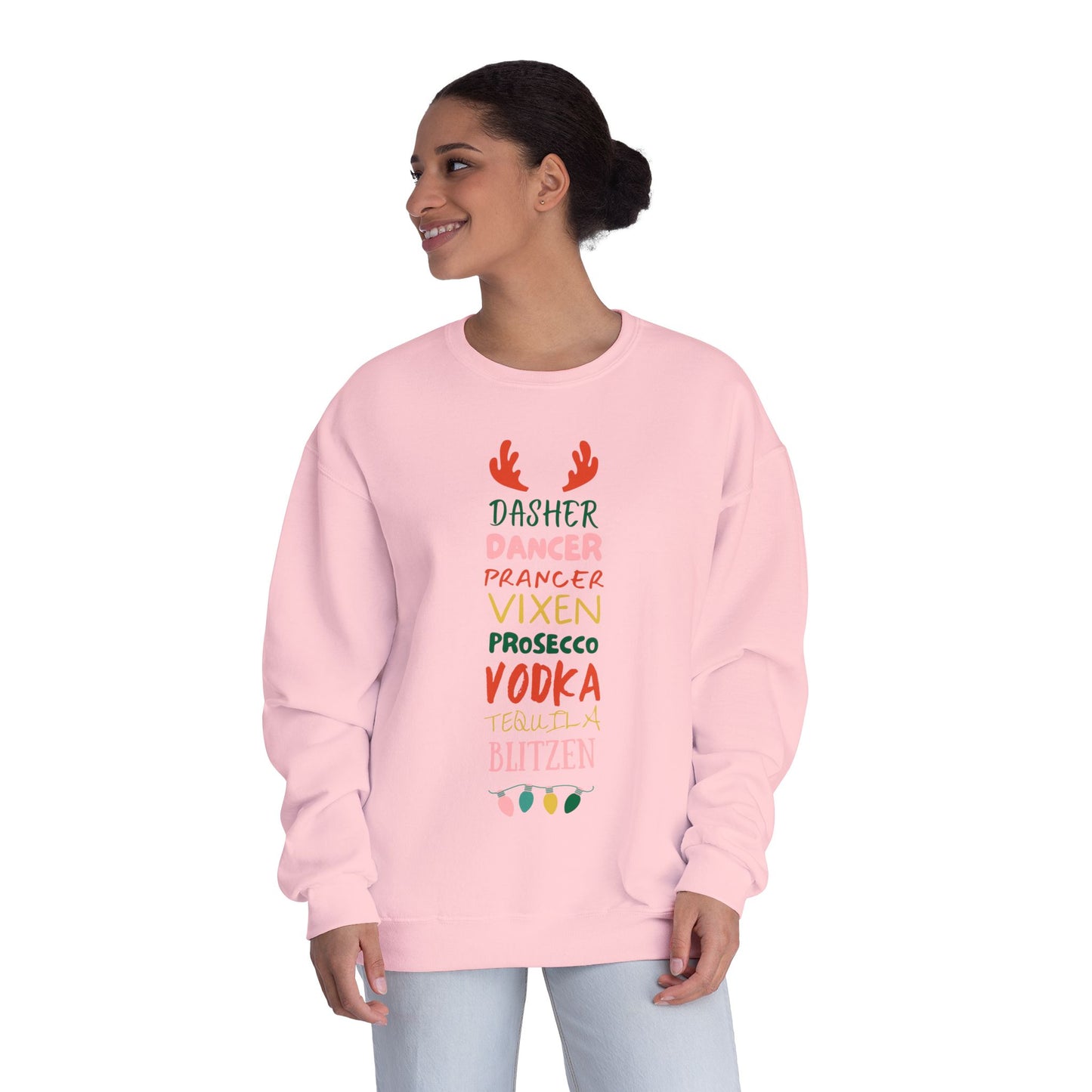 "Vodka, Prosecco, Vixen" Holiday Sweatshirt