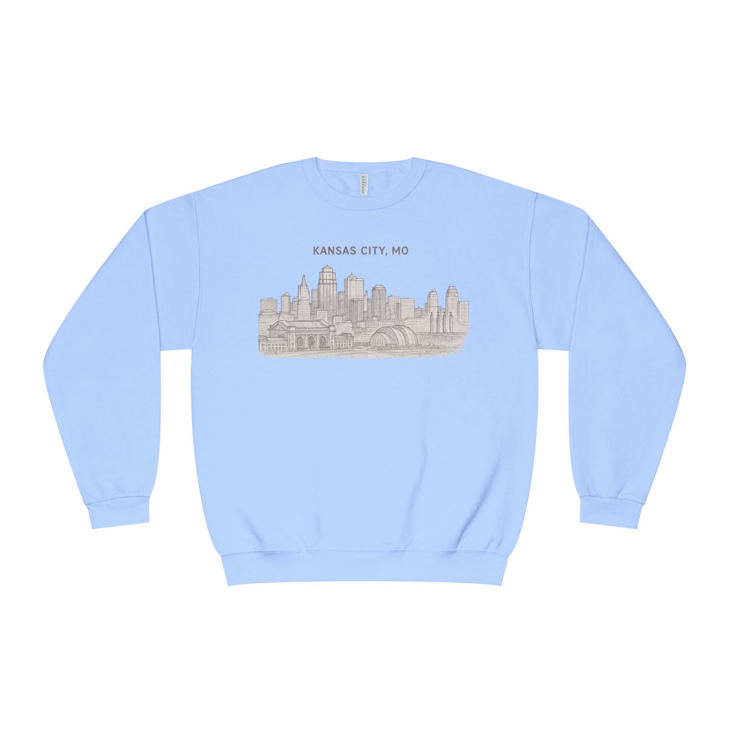 'Kansas City, MO' Vintage Cityscape Crewneck
