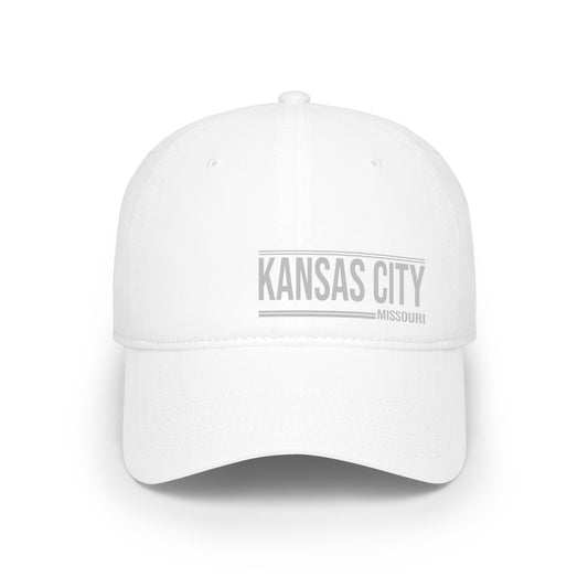 Kansas City Missouri Low Profile Baseball Cap – Vintage Script City Pride Hat