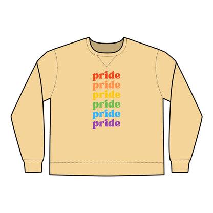 Pride Rainbow Crewneck Sweatshirt - Unisex ComfortWash®