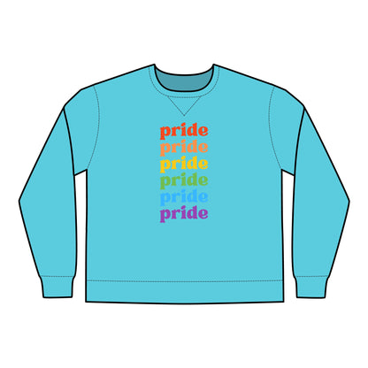 Pride Rainbow Crewneck Sweatshirt - Unisex ComfortWash®