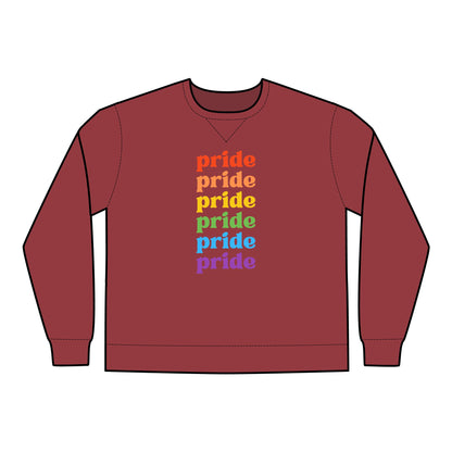Pride Rainbow Crewneck Sweatshirt - Unisex ComfortWash®