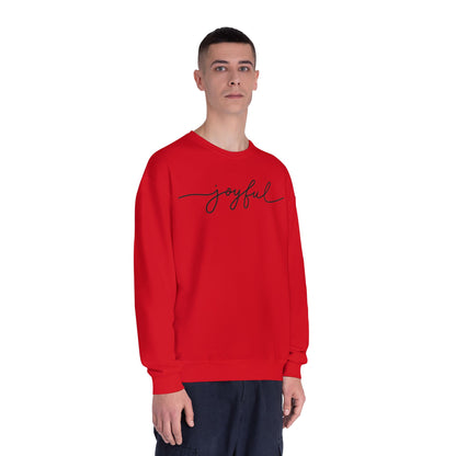 "joyful" Minimal Crewneck Pullover