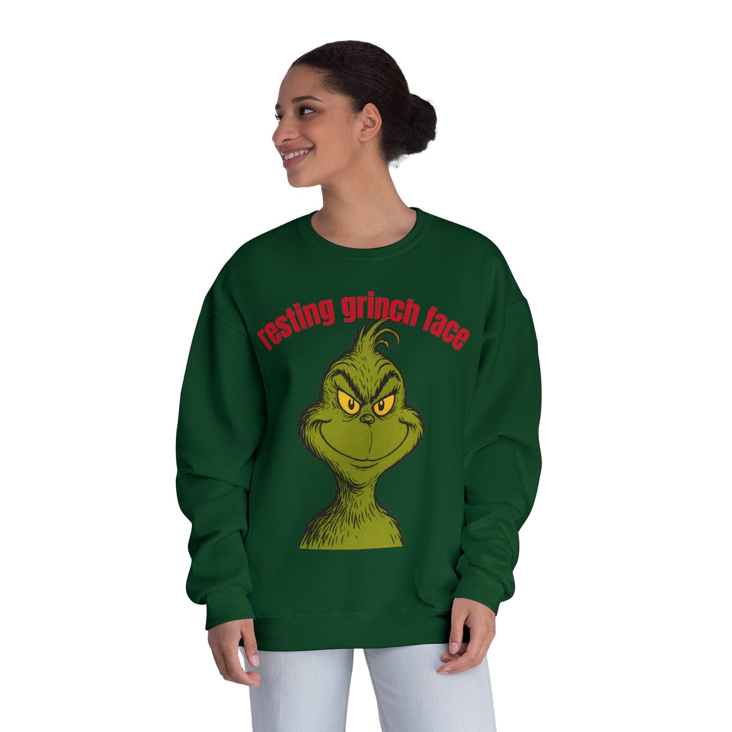 "Resting Grinch Face" Crewneck Sweatshirt