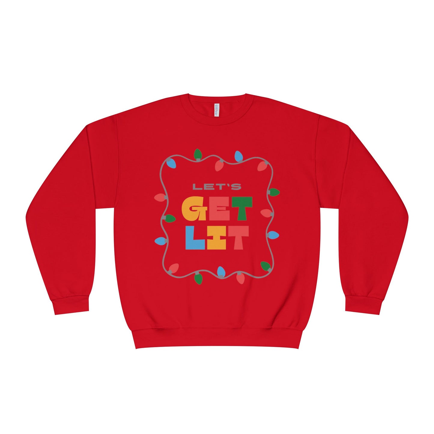 Let's Get Lit Holiday Sweatshirt – Festive Christmas Lights Crewneck