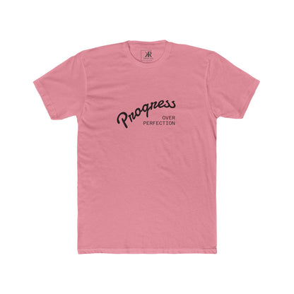 Progress Over Perfection T-Shirt - Unisex Cotton Crew Tee