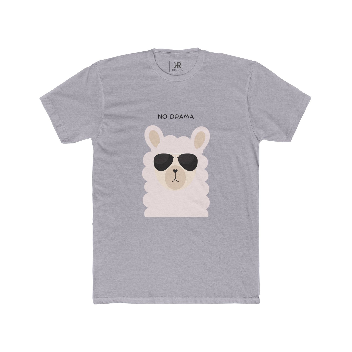No Drama Llama Cotton Crew Tee