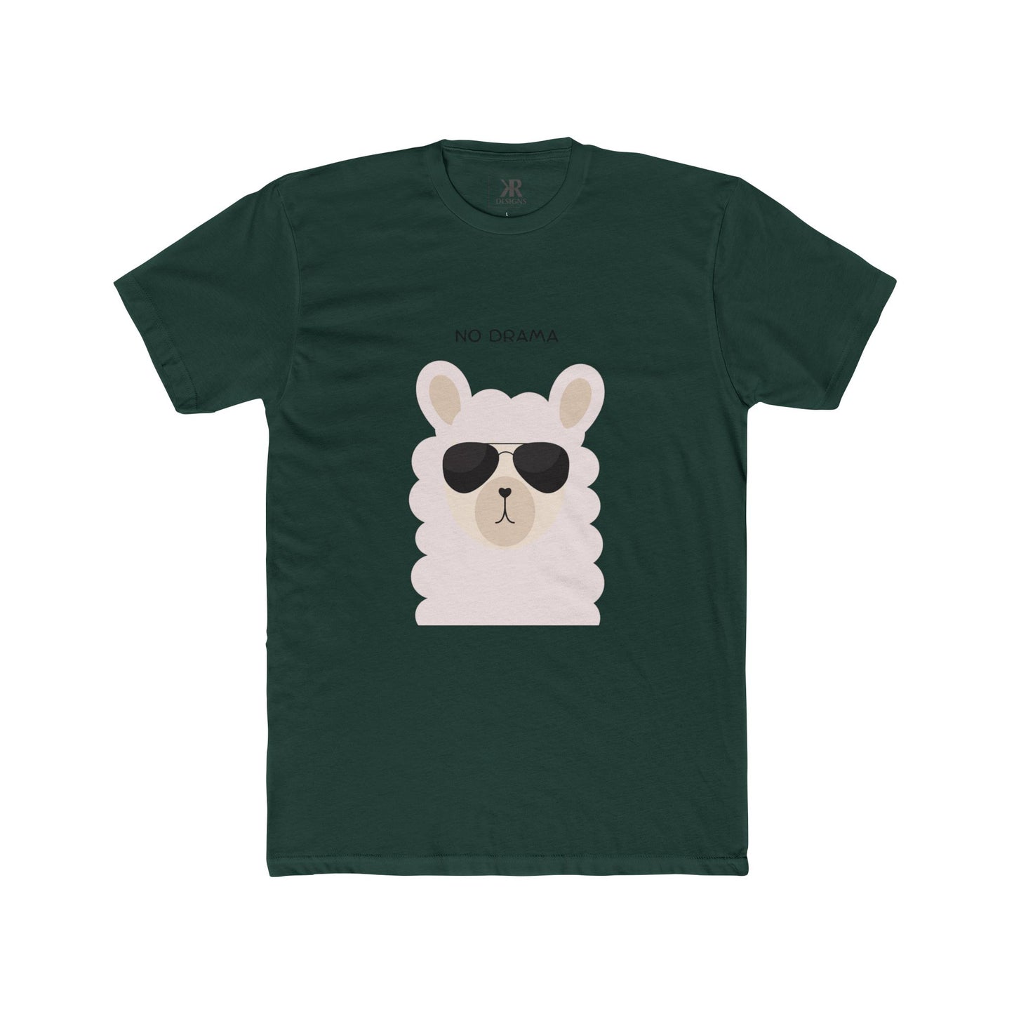 No Drama Llama Cotton Crew Tee