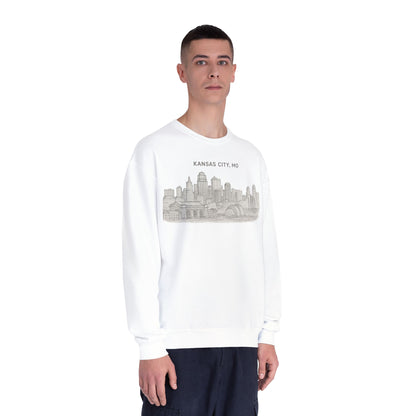 'Kansas City, MO' Vintage Cityscape Crewneck