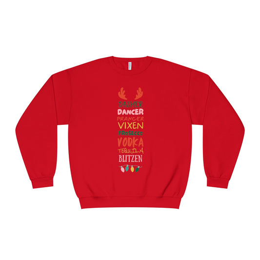 "Vodka, Prosecco, Vixen" Holiday Sweatshirt