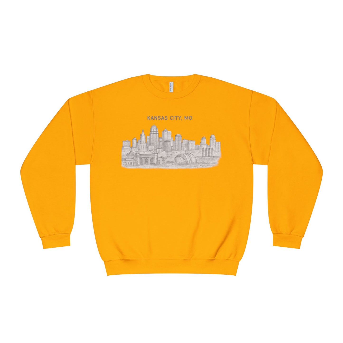 'Kansas City, MO' Vintage Cityscape Crewneck