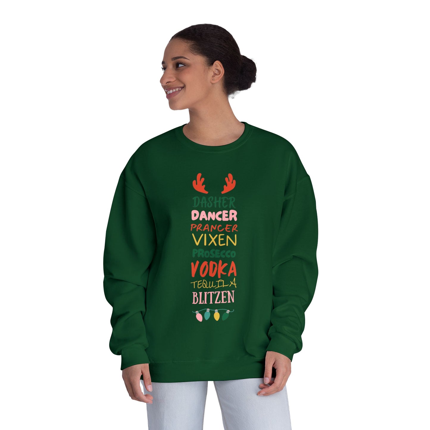 "Vodka, Prosecco, Vixen" Holiday Sweatshirt